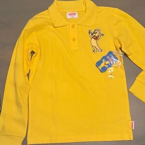 HARIBO Kids Yellow Polo Shirt with Fun Design